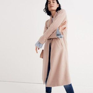NEW - Madewell Atlas Cocoon Coat in Avalon Pink